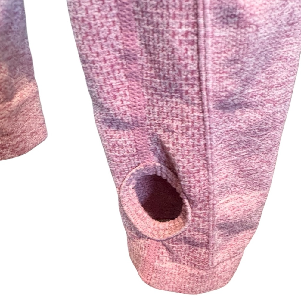 90 DEGREES Seamless Zaia Long Sleeve Active Sporty Pink Top With Thumbholes  XL - Picture 10 of 15